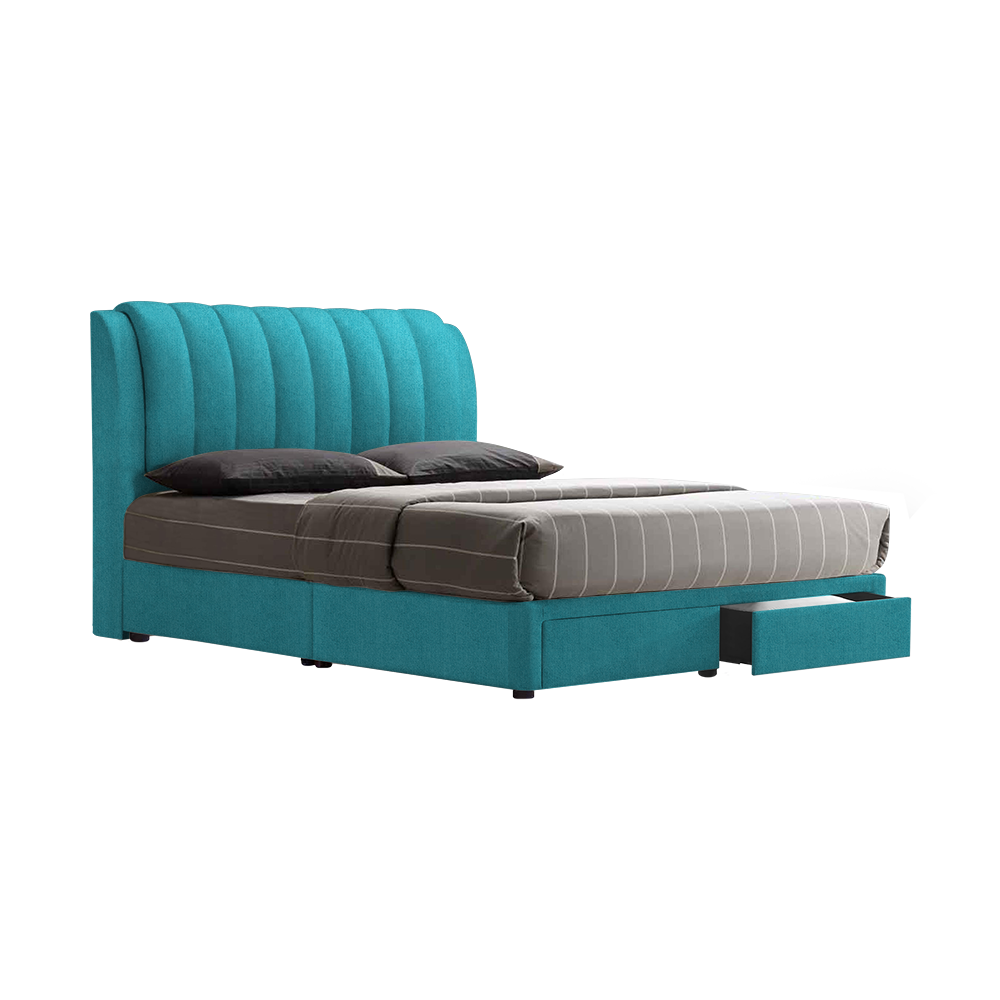 FREDDIE - Mix & Match Divan Bed Frame (with drawer) - Single / Super Single / Queen / King