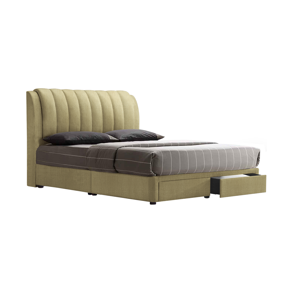 FREDDIE - Mix & Match Divan Bed Frame (with drawer) - Single / Super Single / Queen / King