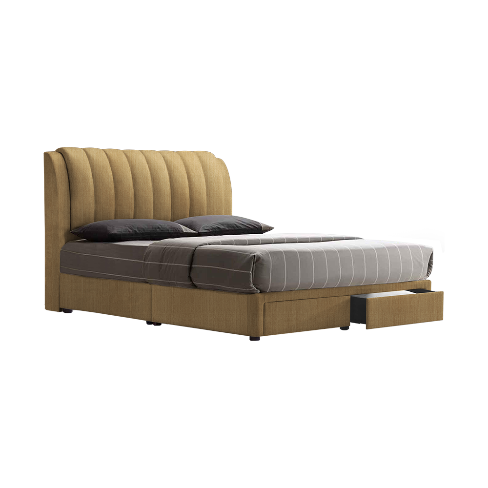 FREDDIE - Mix & Match Divan Bed Frame (with drawer) - Single / Super Single / Queen / King