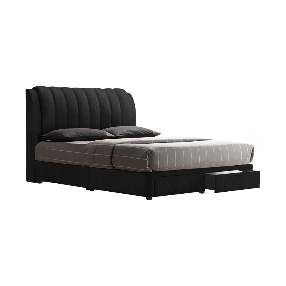 FREDDIE - Mix & Match Divan Bed Frame (with drawer) - Single / Super Single / Queen / King