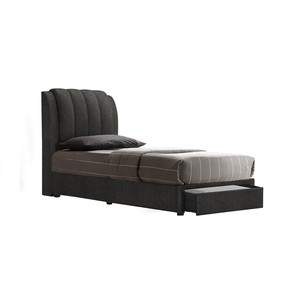 FREDDIE - Mix & Match Divan Bed Frame (with drawer) - Single / Super Single / Queen / King