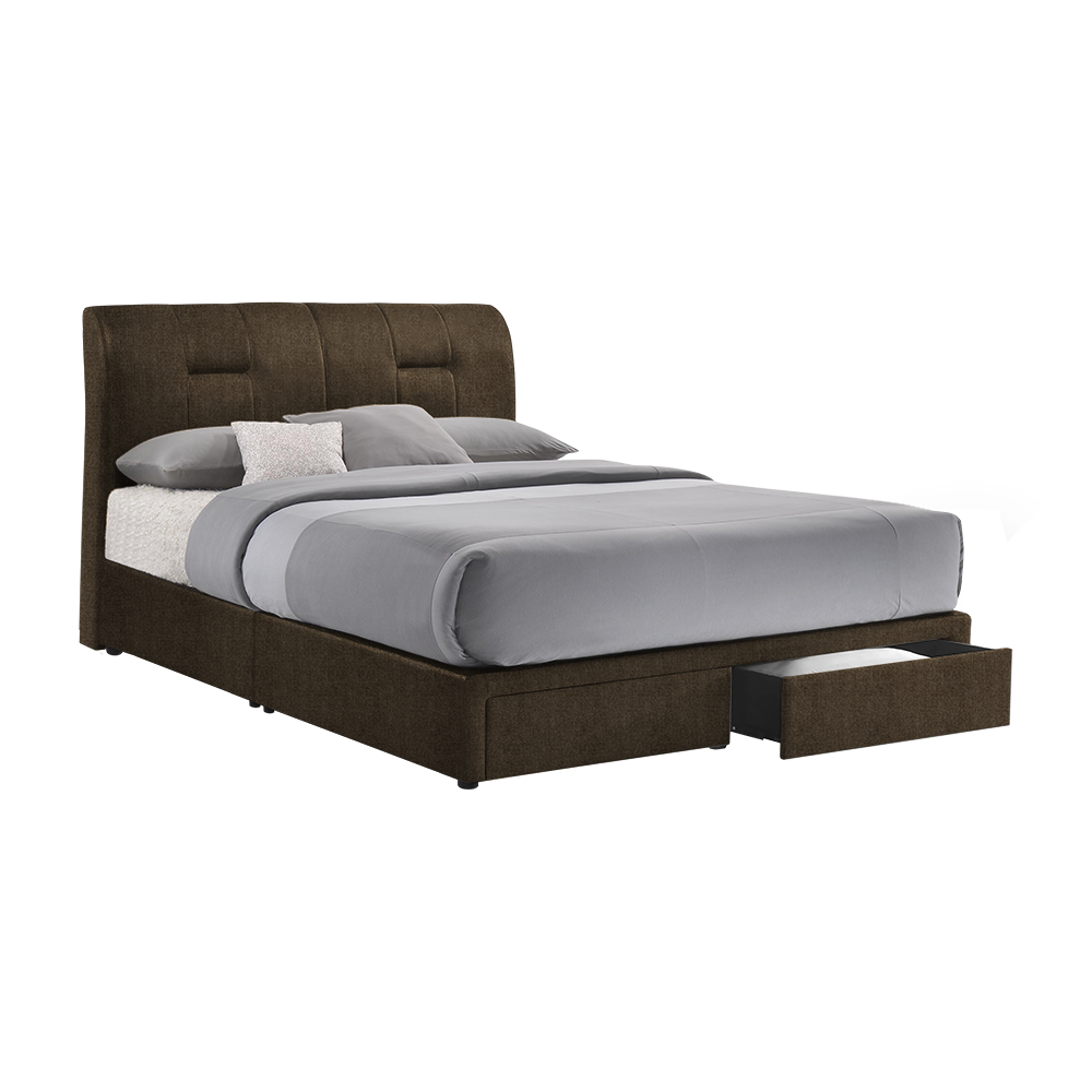 KERRY - Mix & Match Divan Bed Frame (with drawer) - Single / Super Single / Queen / King