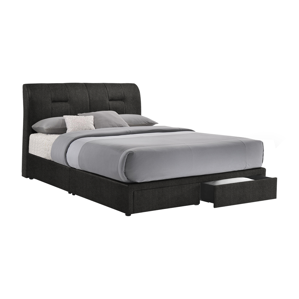 KERRY - Mix & Match Divan Bed Frame (with drawer) - Single / Super Single / Queen / King