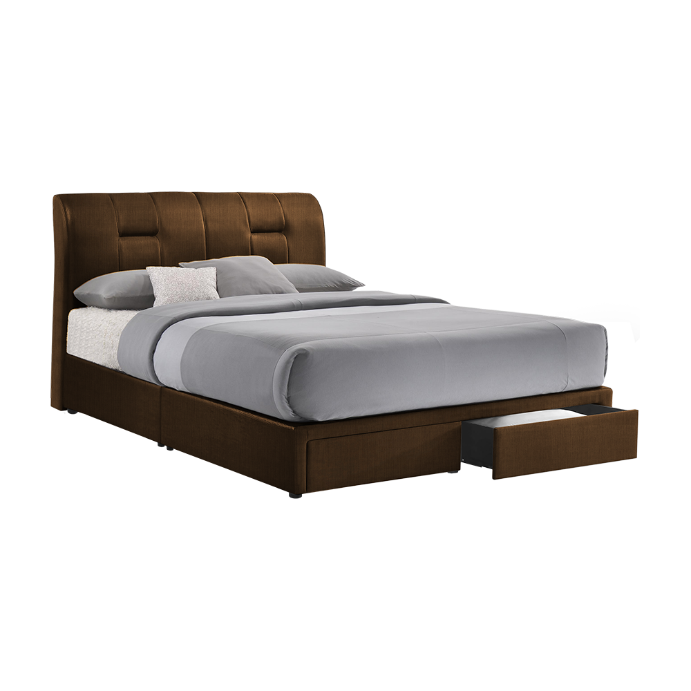 KERRY - Mix & Match Divan Bed Frame (with drawer) - Single / Super Single / Queen / King