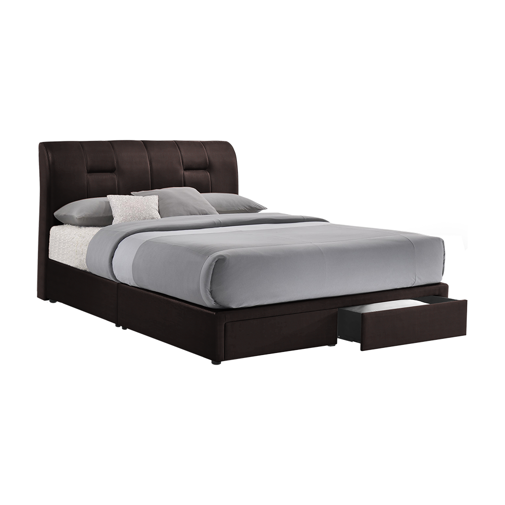 KERRY - Mix & Match Divan Bed Frame (with drawer) - Single / Super Single / Queen / King