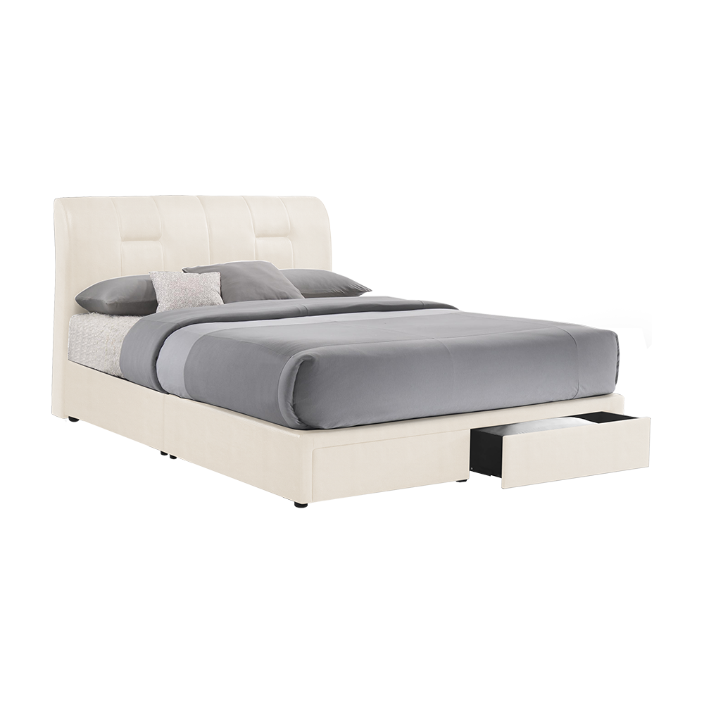 KERRY - Mix & Match Divan Bed Frame (with drawer) - Single / Super Single / Queen / King