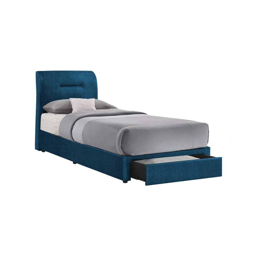 KERRY - Mix & Match Divan Bed Frame (with drawer) - Single / Super Single / Queen / King