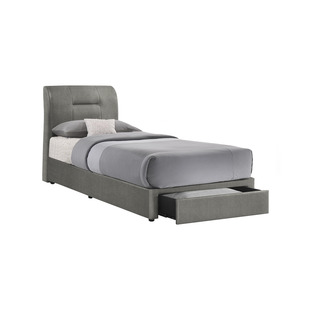 KERRY - Mix & Match Divan Bed Frame (with drawer) - Single / Super Single / Queen / King