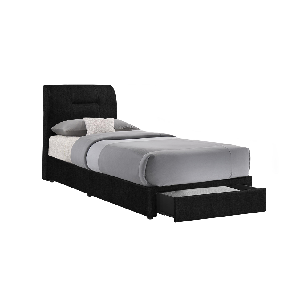 KERRY - Mix & Match Divan Bed Frame (with drawer) - Single / Super Single / Queen / King