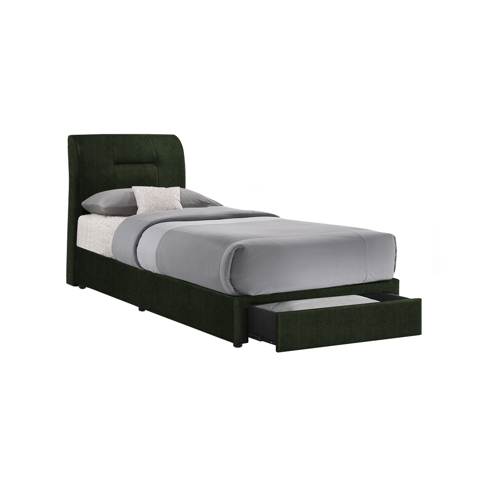 KERRY - Mix & Match Divan Bed Frame (with drawer) - Single / Super Single / Queen / King