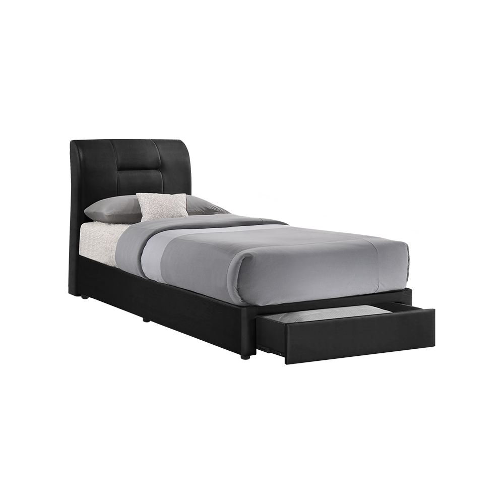 KERRY - Mix & Match Divan Bed Frame (with drawer) - Single / Super Single / Queen / King