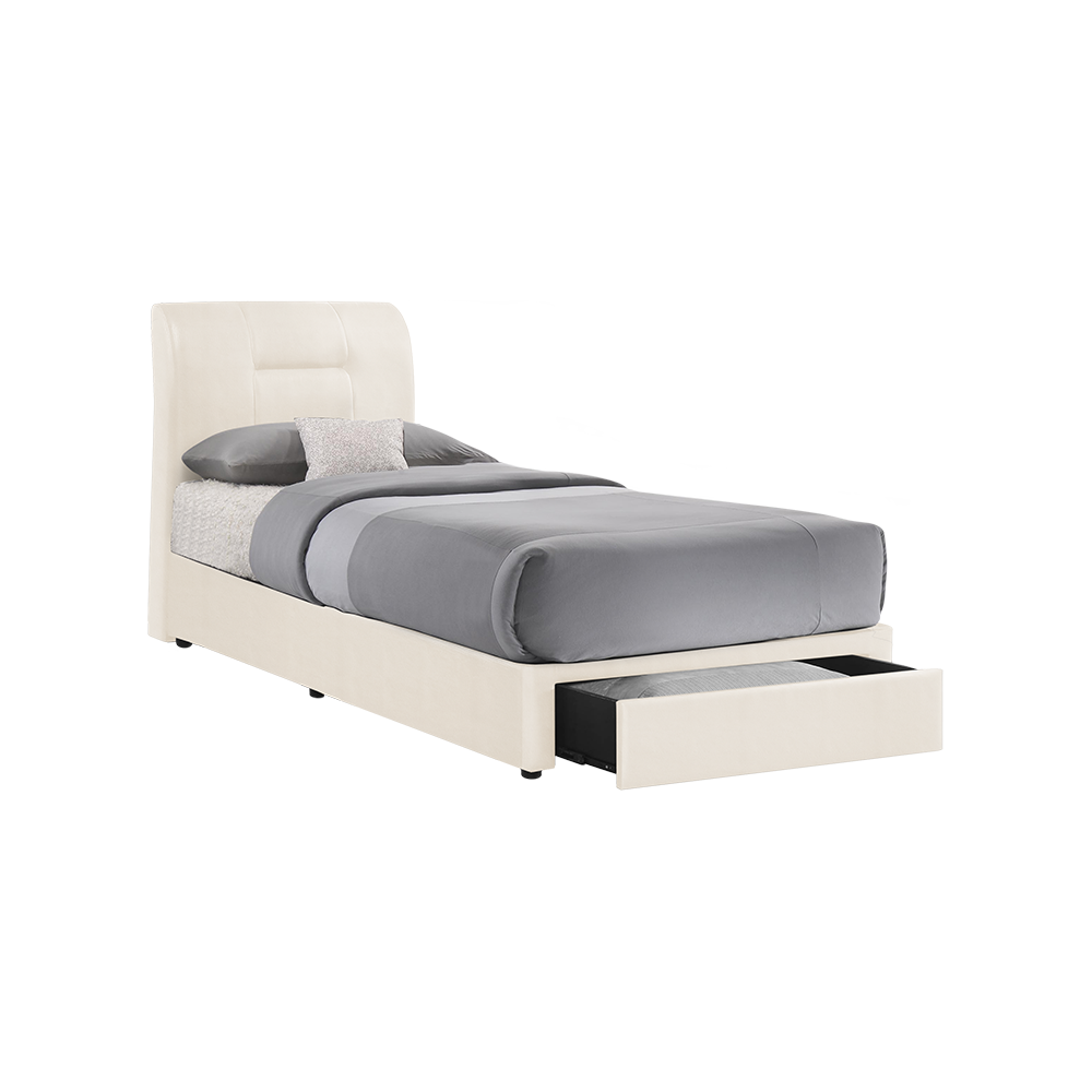 KERRY - Mix & Match Divan Bed Frame (with drawer) - Single / Super Single / Queen / King