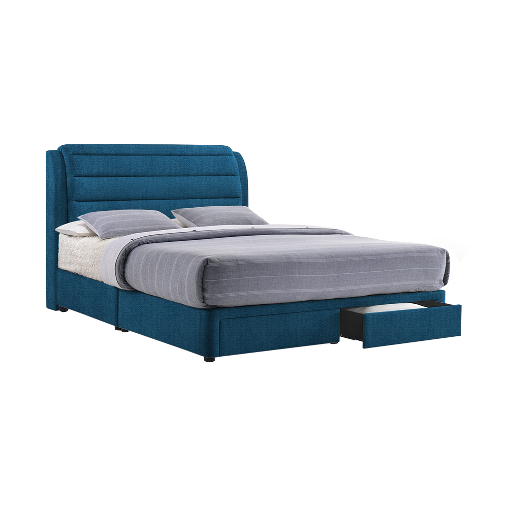 LARA - Mix & Match Divan Bed Frame (with drawer) - Single / Super Single / Queen / King
