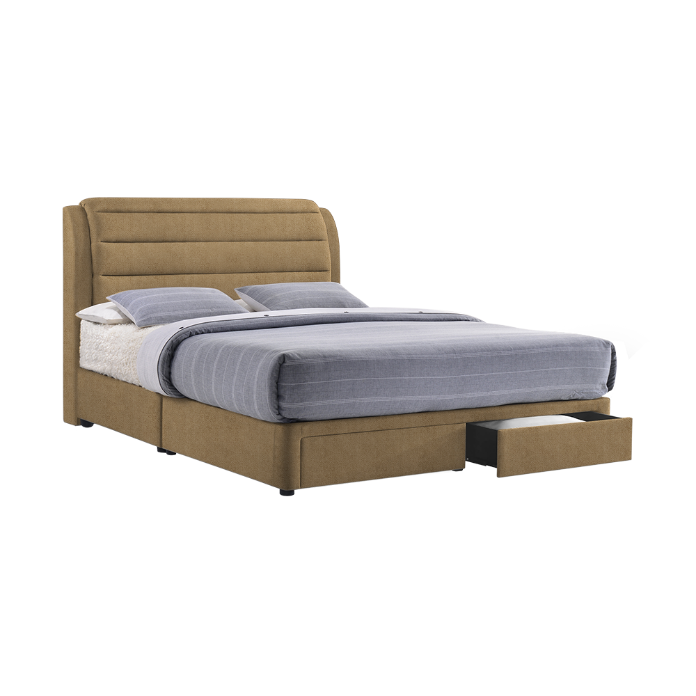 LARA - Mix & Match Divan Bed Frame (with drawer) - Single / Super Single / Queen / King