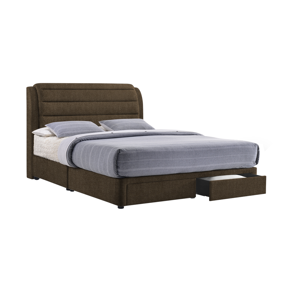 LARA - Mix & Match Divan Bed Frame (with drawer) - Single / Super Single / Queen / King