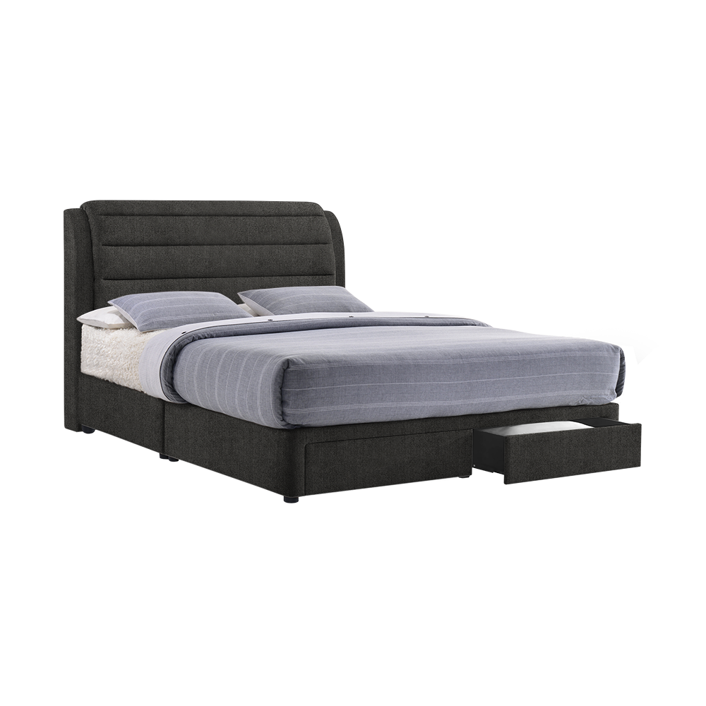 LARA - Mix & Match Divan Bed Frame (with drawer) - Single / Super Single / Queen / King