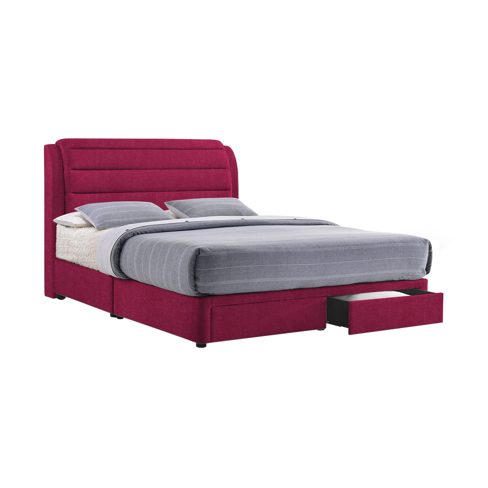 LARA - Mix & Match Divan Bed Frame (with drawer) - Single / Super Single / Queen / King