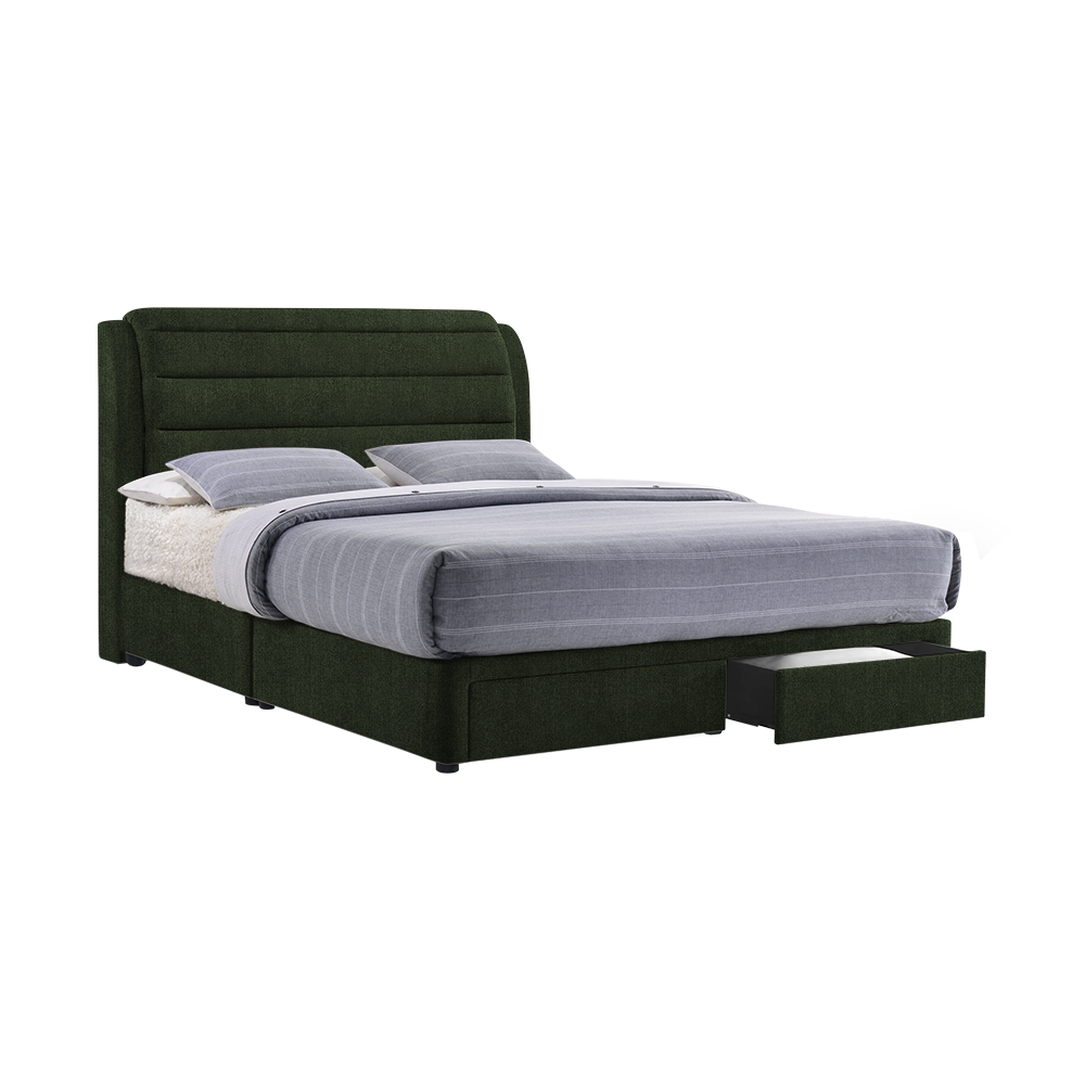 LARA - Mix & Match Divan Bed Frame (with drawer) - Single / Super Single / Queen / King