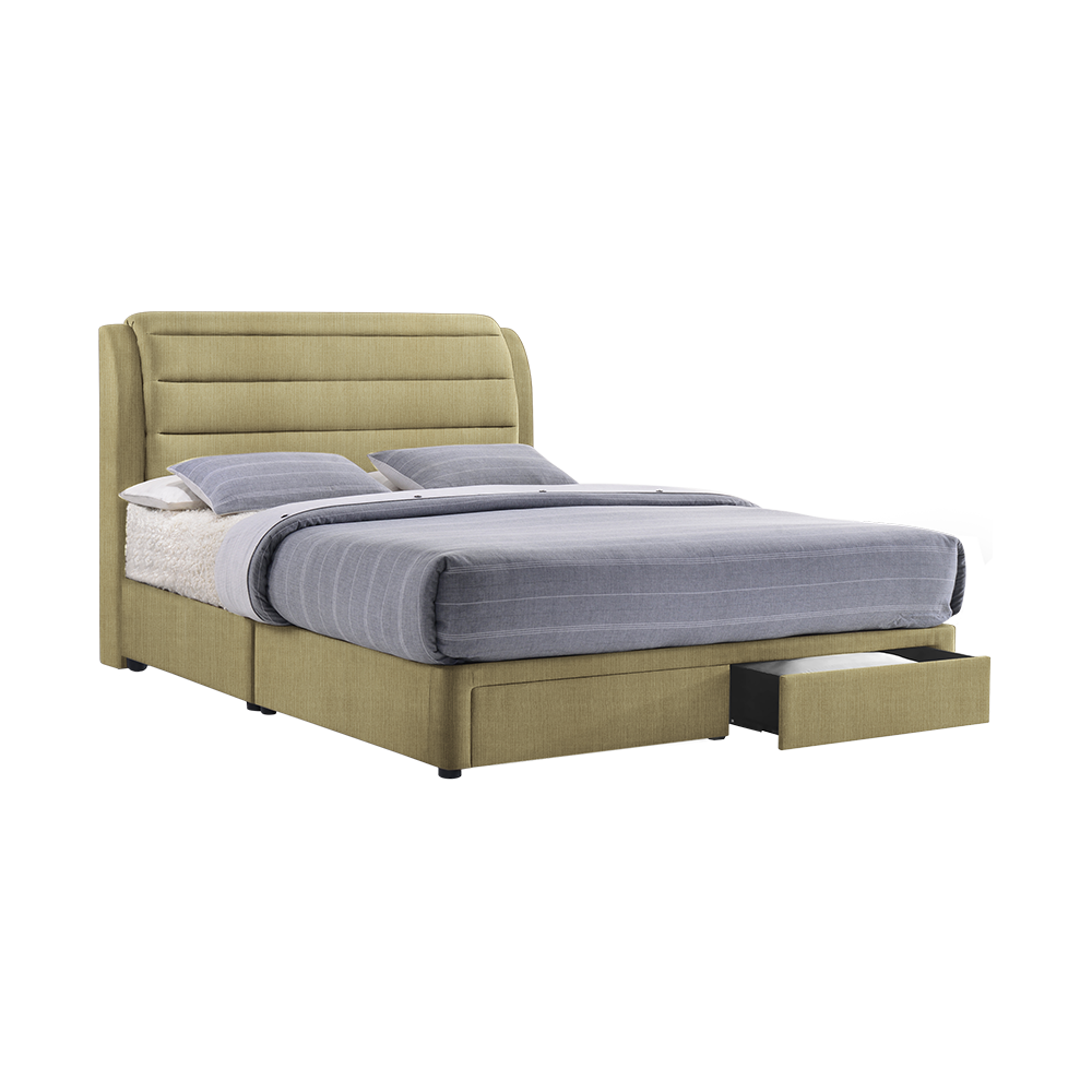 LARA - Mix & Match Divan Bed Frame (with drawer) - Single / Super Single / Queen / King