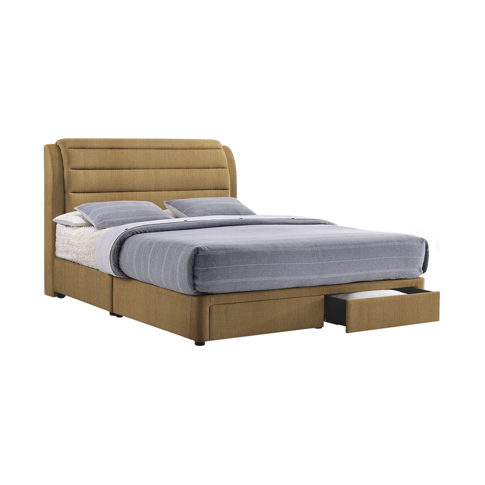 LARA - Mix & Match Divan Bed Frame (with drawer) - Single / Super Single / Queen / King