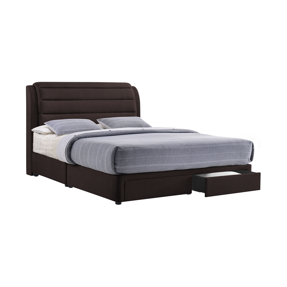 LARA - Mix & Match Divan Bed Frame (with drawer) - Single / Super Single / Queen / King