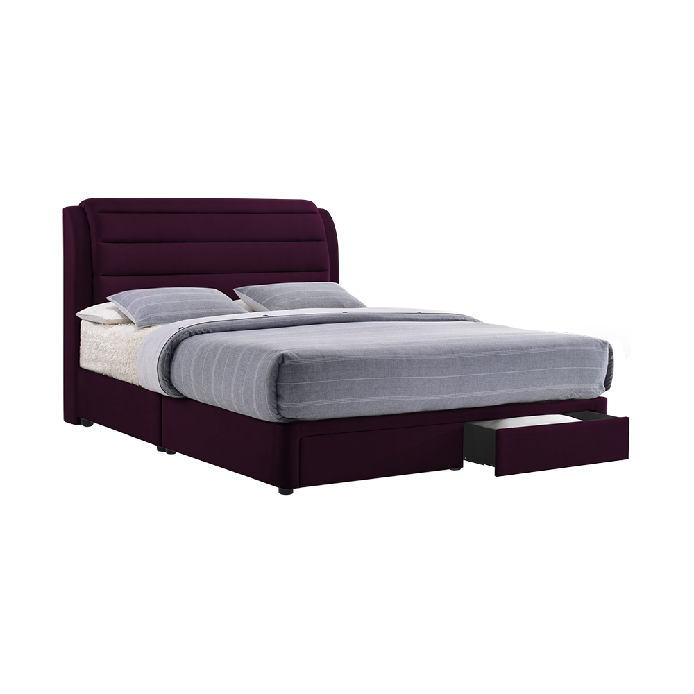 LARA - Mix & Match Divan Bed Frame (with drawer) - Single / Super Single / Queen / King