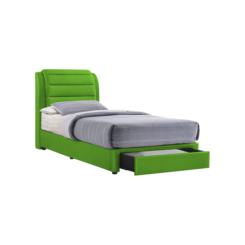 LARA - Mix & Match Divan Bed Frame (with drawer) - Single / Super Single / Queen / King