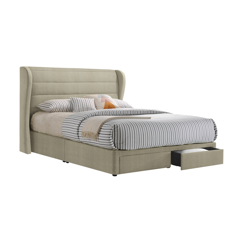 MAPLE - Mix & Match Divan Bed Frame (with drawer) - Single / Super Single / Queen / King