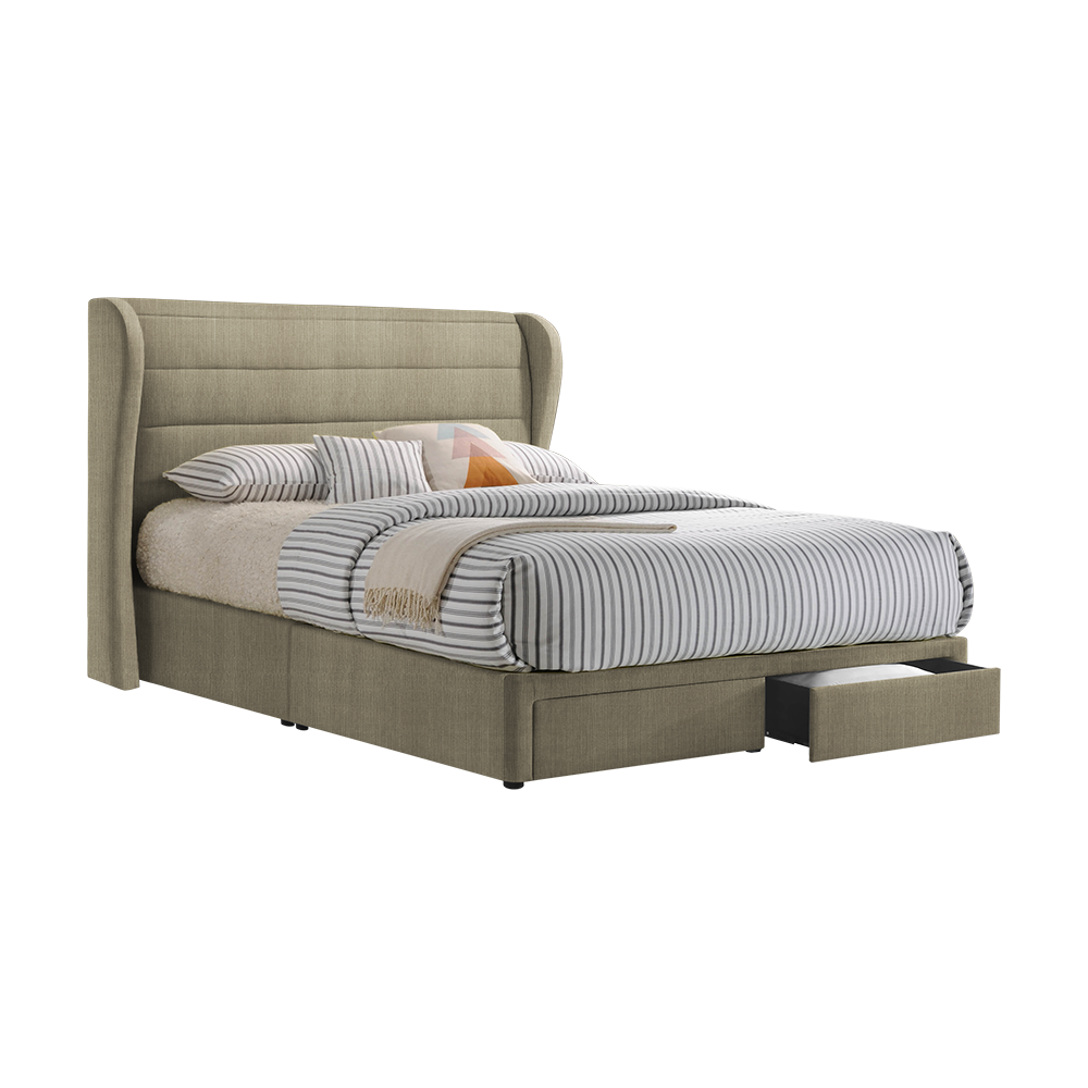 MAPLE - Mix & Match Divan Bed Frame (with drawer) - Single / Super Single / Queen / King