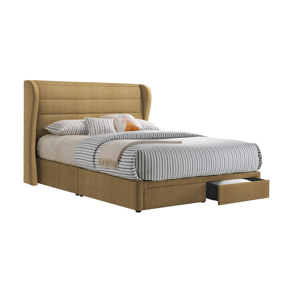 MAPLE - Mix & Match Divan Bed Frame (with drawer) - Single / Super Single / Queen / King