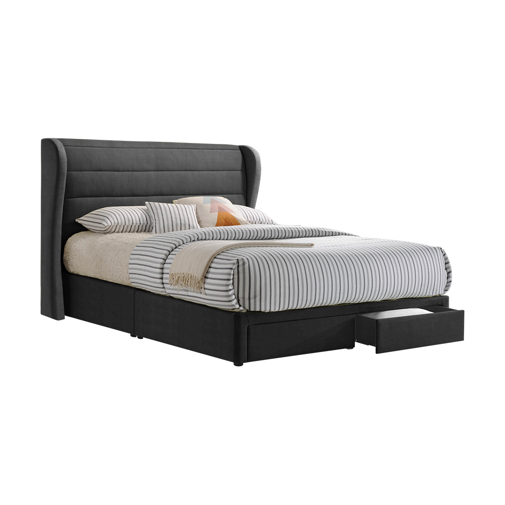 MAPLE - Mix & Match Divan Bed Frame (with drawer) - Single / Super Single / Queen / King