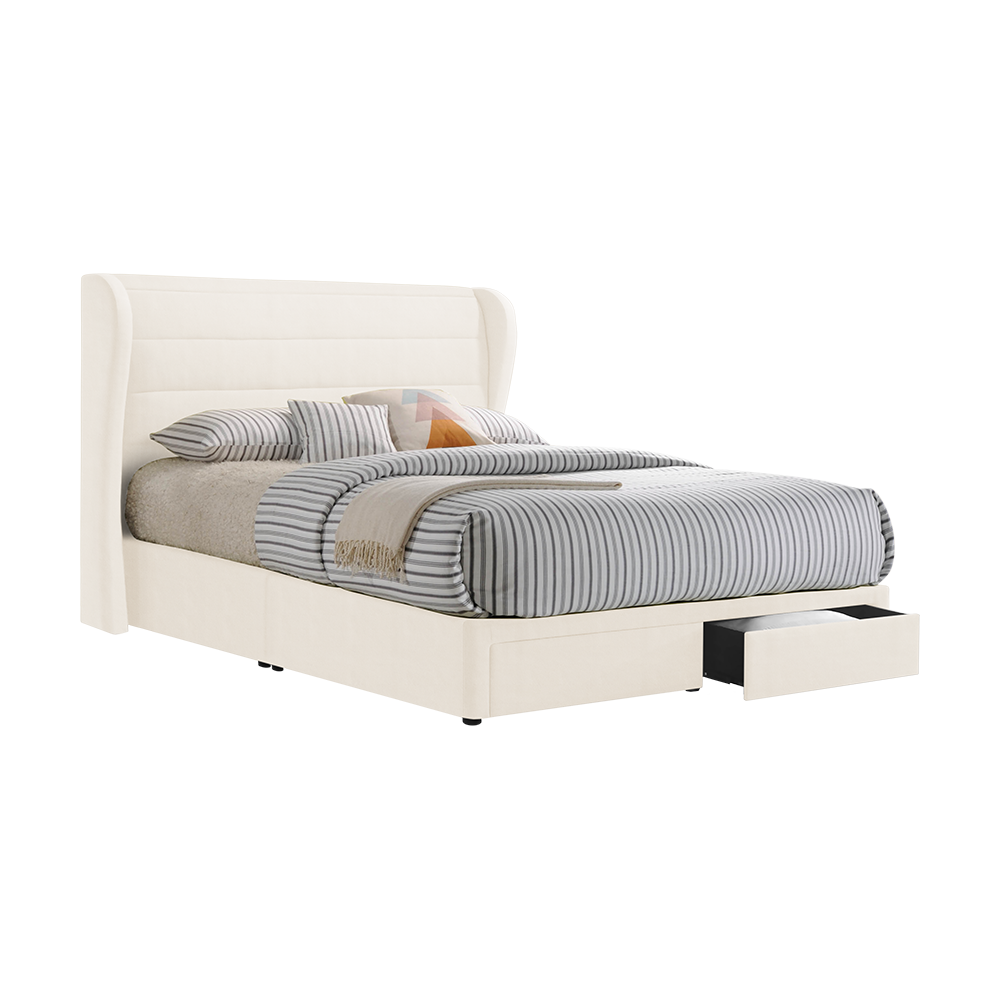 MAPLE - Mix & Match Divan Bed Frame (with drawer) - Single / Super Single / Queen / King