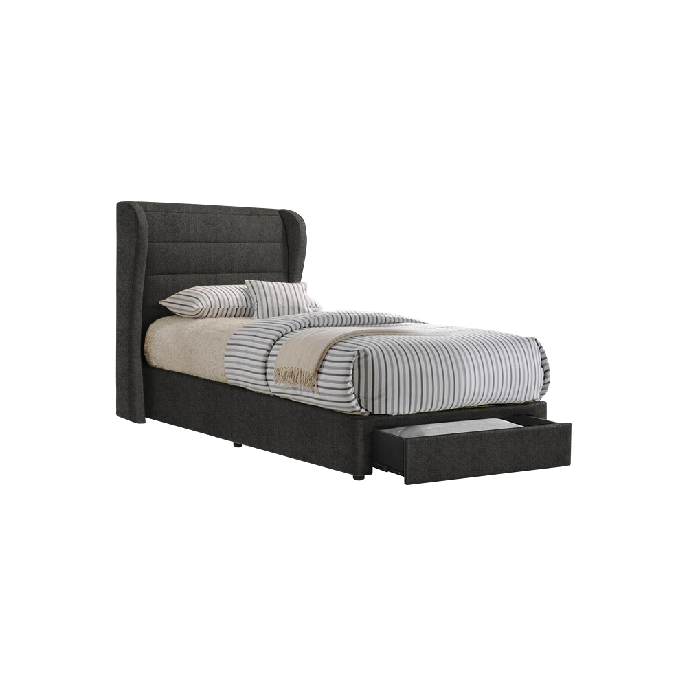 MAPLE - Mix & Match Divan Bed Frame (with drawer) - Single / Super Single / Queen / King