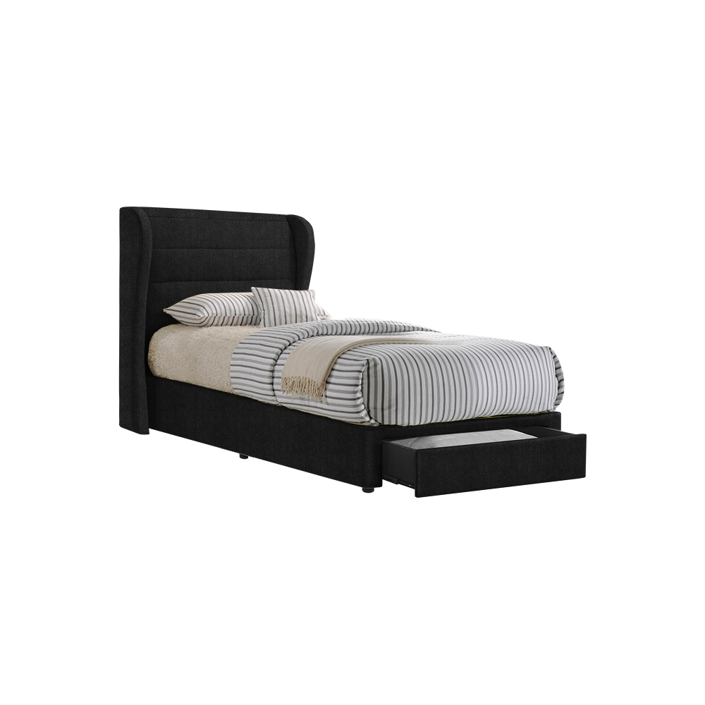 MAPLE - Mix & Match Divan Bed Frame (with drawer) - Single / Super Single / Queen / King