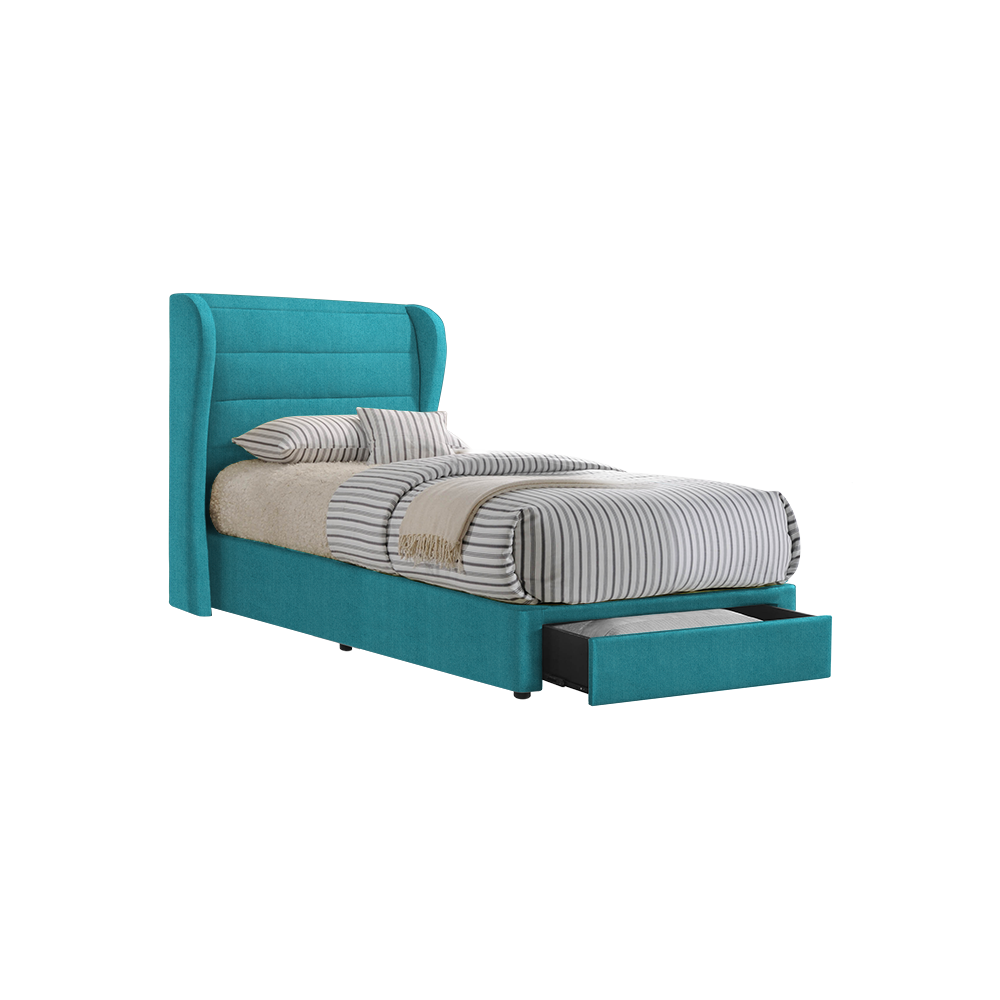 MAPLE - Mix & Match Divan Bed Frame (with drawer) - Single / Super Single / Queen / King