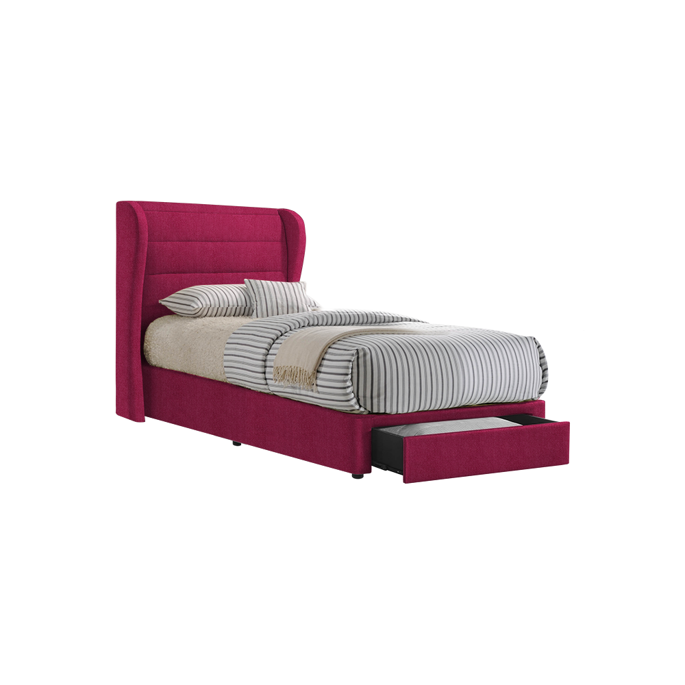 MAPLE - Mix & Match Divan Bed Frame (with drawer) - Single / Super Single / Queen / King