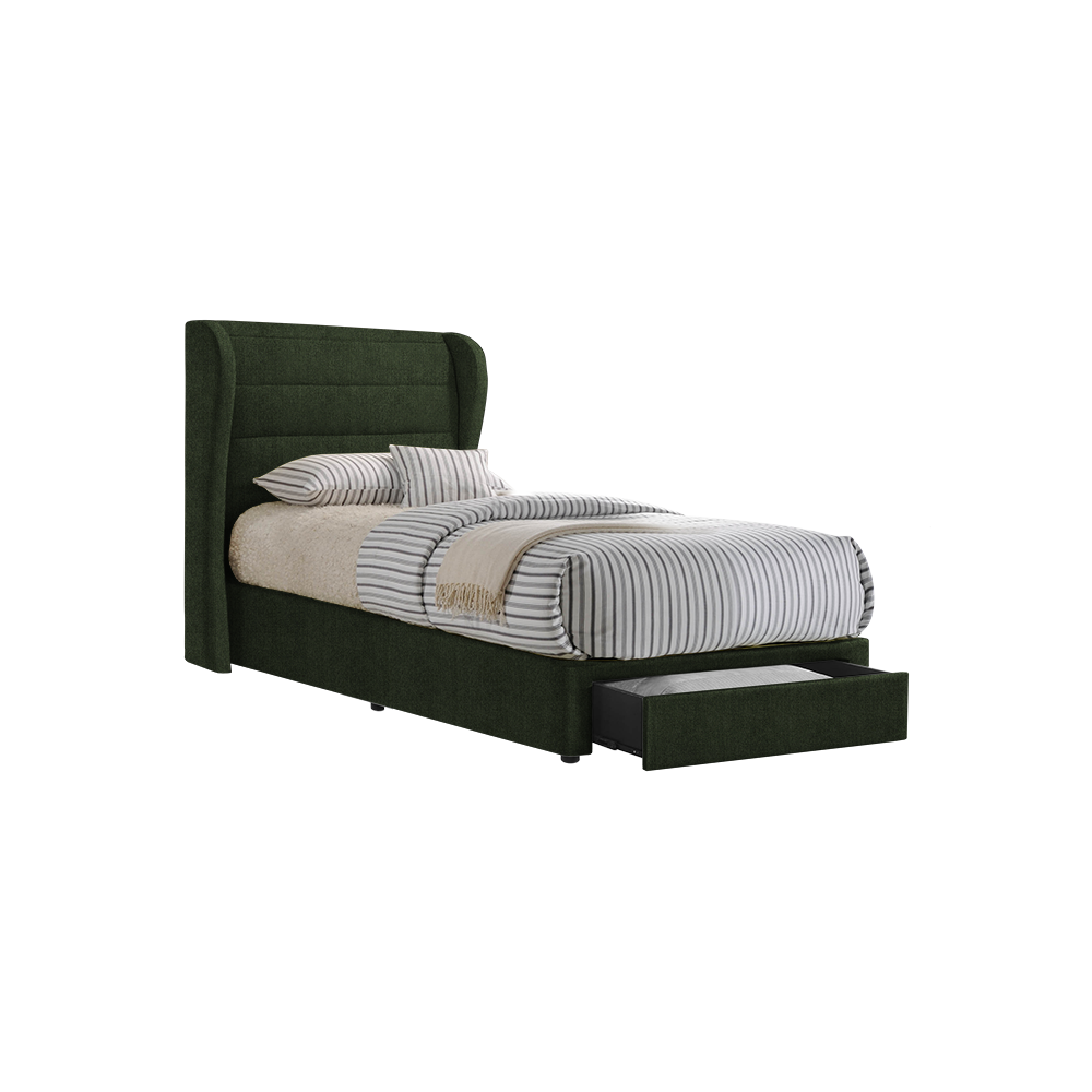 MAPLE - Mix & Match Divan Bed Frame (with drawer) - Single / Super Single / Queen / King