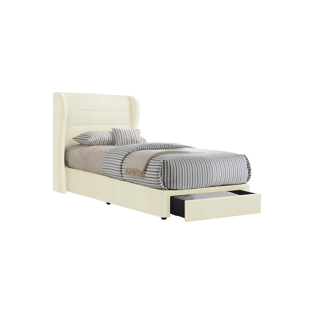 MAPLE - Mix & Match Divan Bed Frame (with drawer) - Single / Super Single / Queen / King