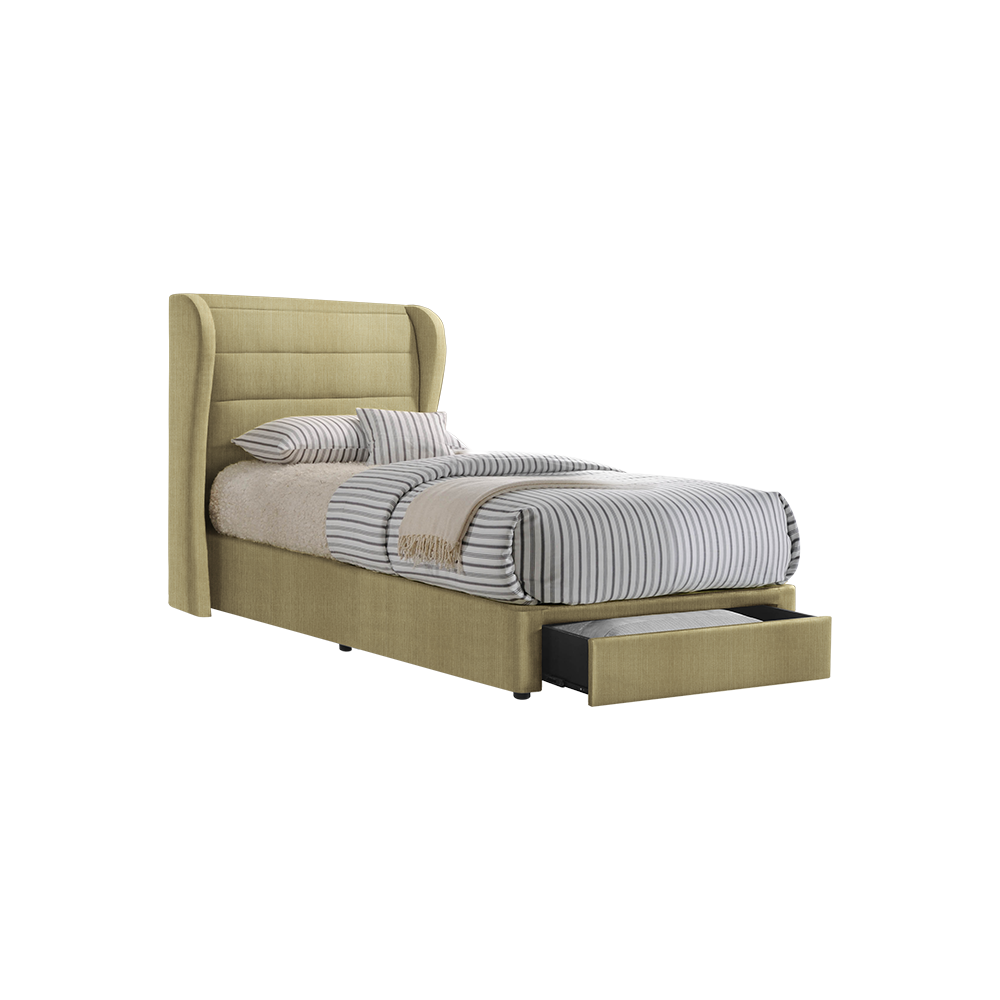 MAPLE - Mix & Match Divan Bed Frame (with drawer) - Single / Super Single / Queen / King