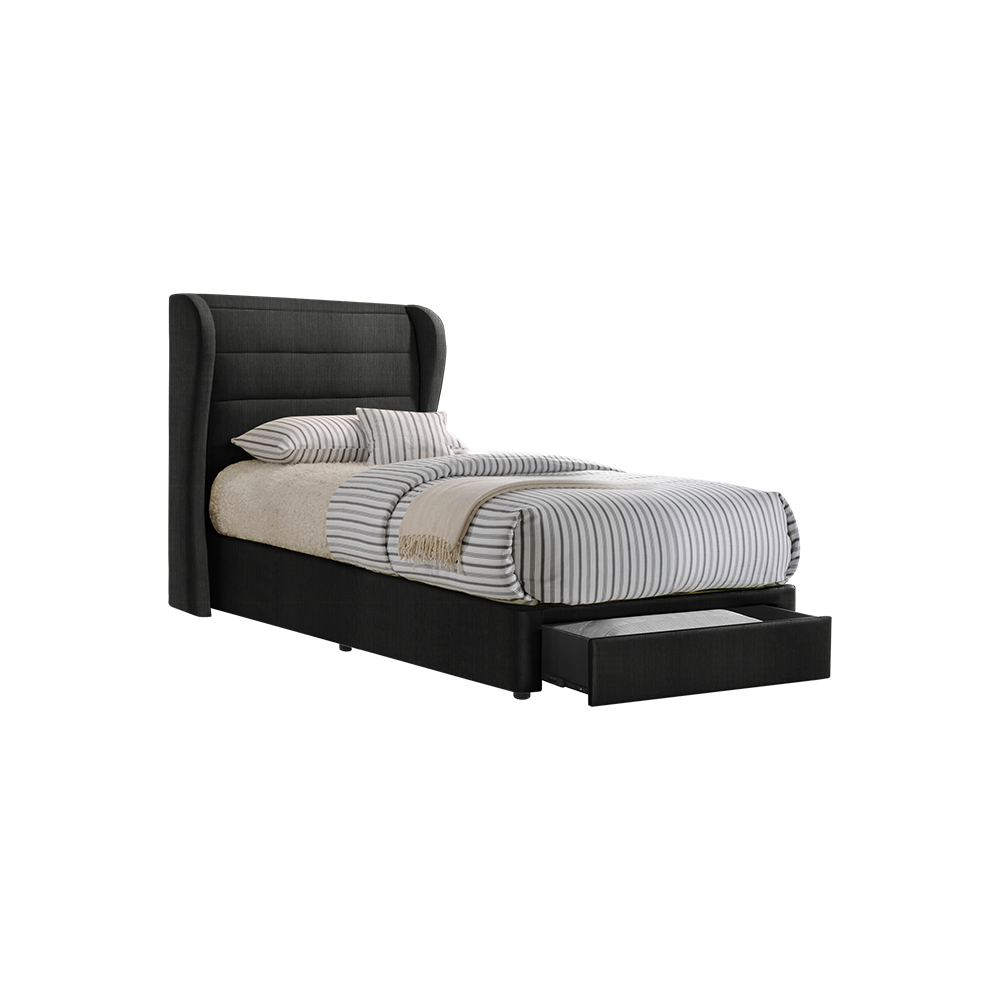 MAPLE - Mix & Match Divan Bed Frame (with drawer) - Single / Super Single / Queen / King