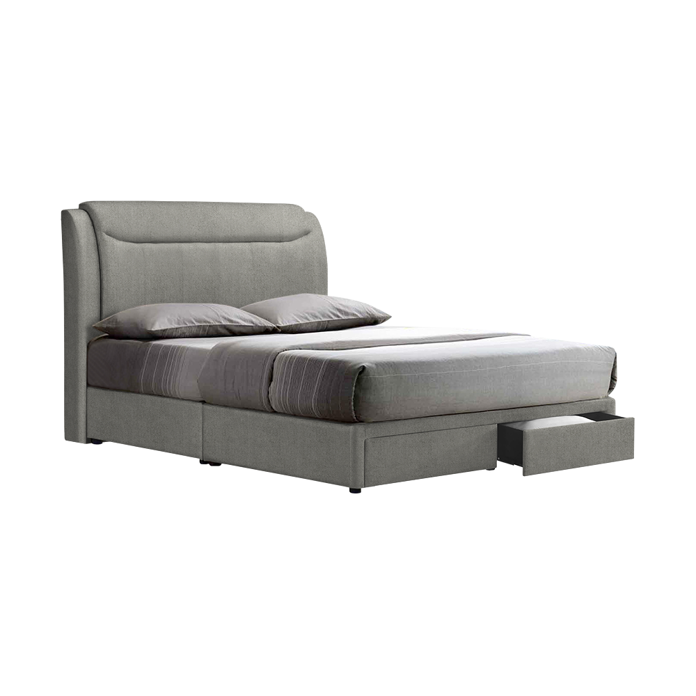 NEWTON - Mix & Match Divan Bed Frame (with drawer) - Single / Super Single / Queen / King