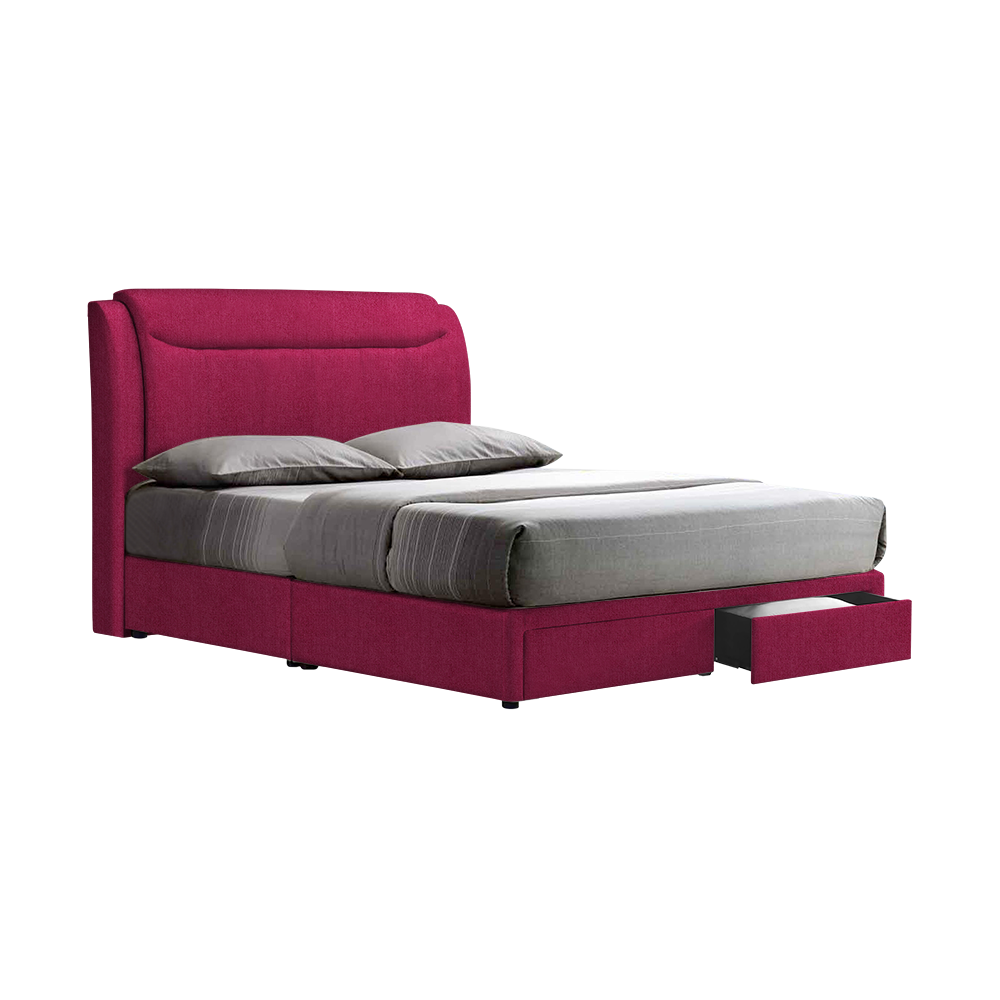 NEWTON - Mix & Match Divan Bed Frame (with drawer) - Single / Super Single / Queen / King