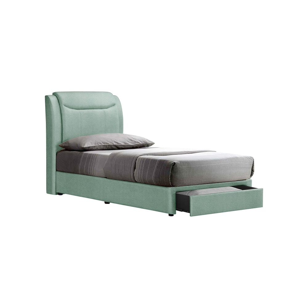 NEWTON - Mix & Match Divan Bed Frame (with drawer) - Single / Super Single / Queen / King