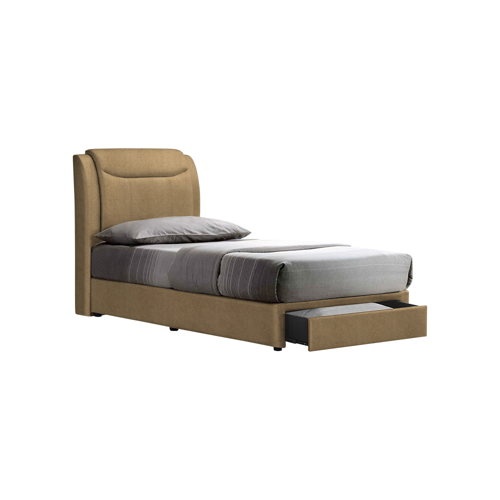 NEWTON - Mix & Match Divan Bed Frame (with drawer) - Single / Super Single / Queen / King
