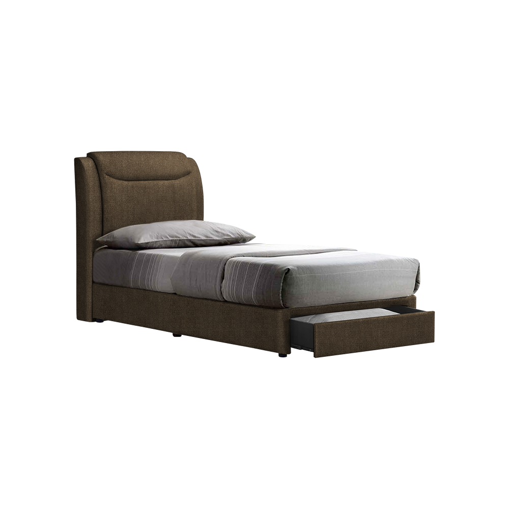 NEWTON - Mix & Match Divan Bed Frame (with drawer) - Single / Super Single / Queen / King