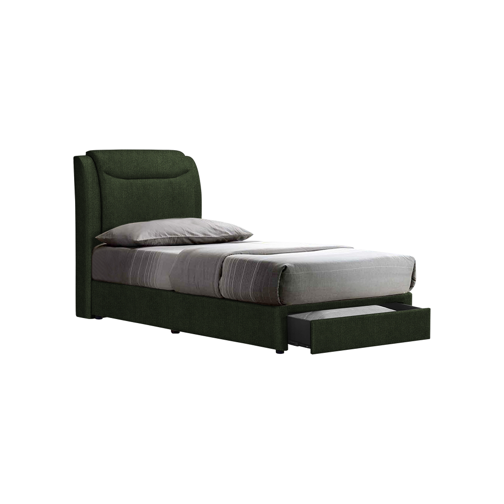 NEWTON - Mix & Match Divan Bed Frame (with drawer) - Single / Super Single / Queen / King