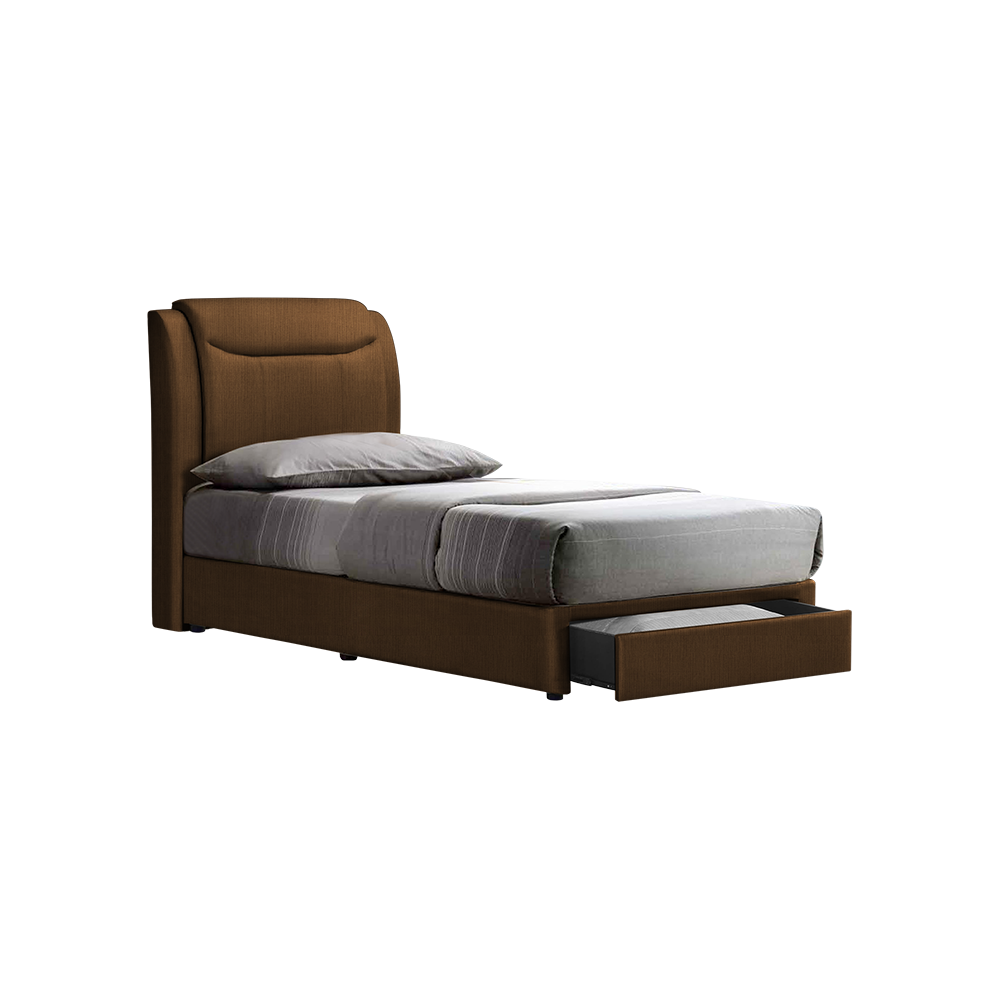 NEWTON - Mix & Match Divan Bed Frame (with drawer) - Single / Super Single / Queen / King