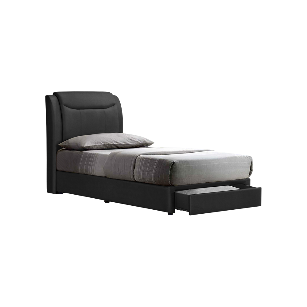 NEWTON - Mix & Match Divan Bed Frame (with drawer) - Single / Super Single / Queen / King