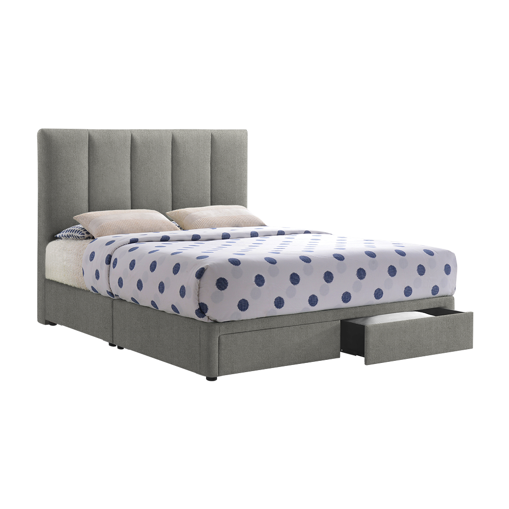 SERGIO - Mix & Match Divan Bed Frame (with drawer) - Single / Super Single / Queen / King