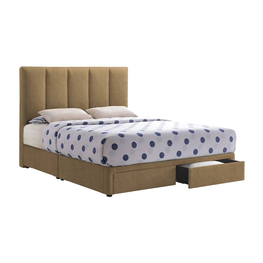 SERGIO - Mix & Match Divan Bed Frame (with drawer) - Single / Super Single / Queen / King